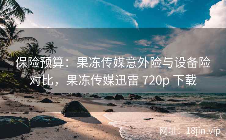 保险预算：果冻传媒意外险与设备险对比，果冻传媒迅雷 720p 下载