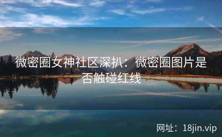微密圈女神社区深扒：微密圈图片是否触碰红线